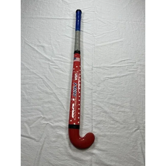 Harrow USA 28 inch Field Hockey Stick Junior Youth 25mm Bow Red White Blue - Picture 7 of 11